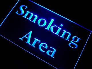 ADVPRO Smoking Area Zone LED Sign Neon Light Sign Display m098-b(c)
