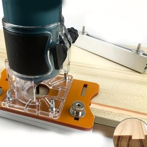 Localisateur de rainurage bois 2 en 1 réglable pour machine de gravure manuelle - 4