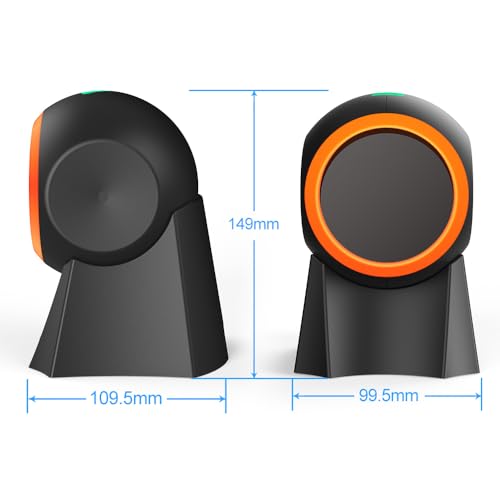 Scanner de código QR 2D de leitura de detecção automática 1D 2D leitor de código de barras de mesa p