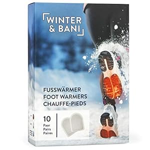 Winter & Bani Wärmepads 10 x 2 Stück – 8 Stunden warme Füsse – Extra dünne Fußwärmer Pads – Natur pur – Sofort…