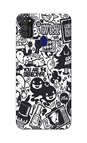 Image of Printed Hard Back Cover Case for Samsung Galaxy M21 | Samsung M21 2021 Edition Back Cover (Mixed Cartoon) -702