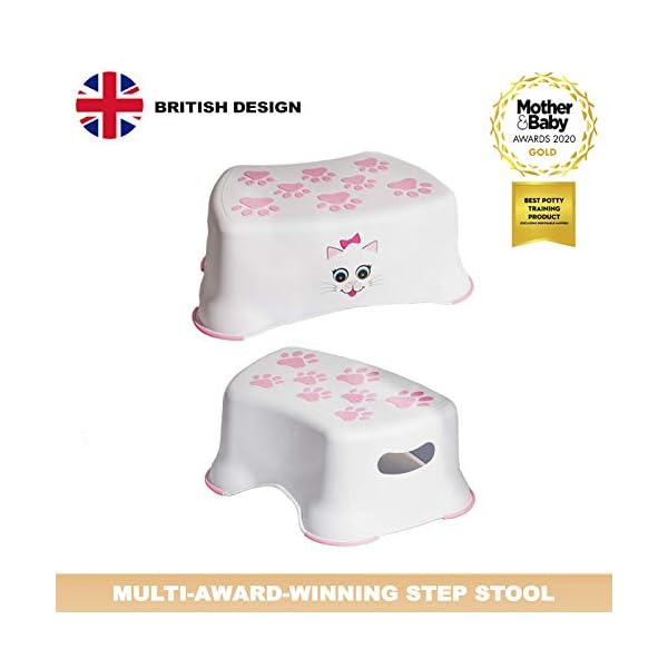My Little Step Stool - Katze für Kleinkinder, Anti-Rutsch-Oberfläche, Toiletten-Training für Kinder, Ideal um Toilette… – Bild 3