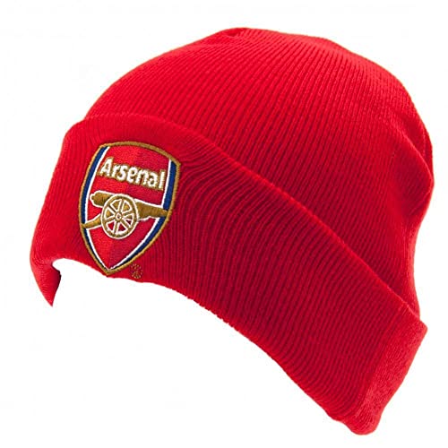 Home WIn - Gorro de punto del Arsenal, color rojo