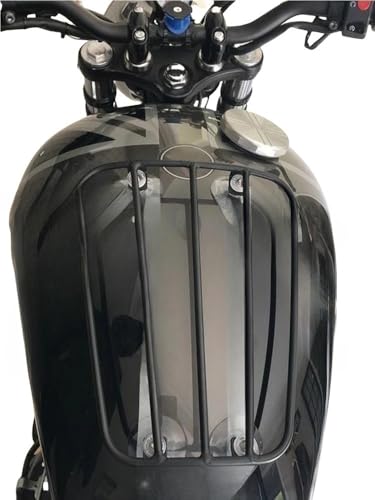 Porte-bagages réservoir moto pour partir en road-trip avec Thruxton et CB1100