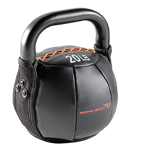 Bionic Body Soft Kettlebell With Handle For Weightlifting, Conditioning, Strength And Core Training 20Lb Bbkb-20 #TOP20