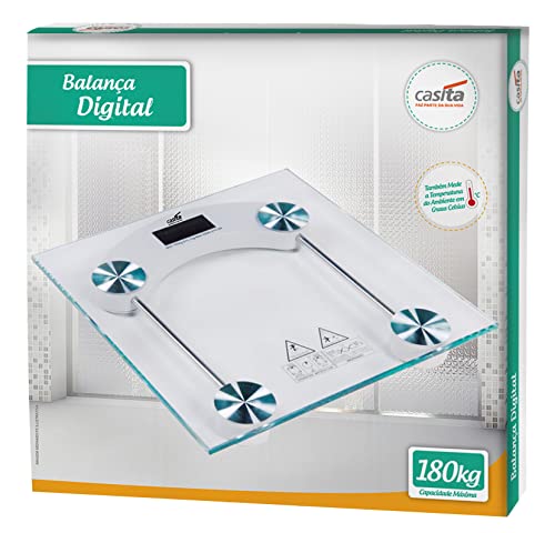 BALANÇA DE BANHEIRO DIGITAL QUADRADA 180KG