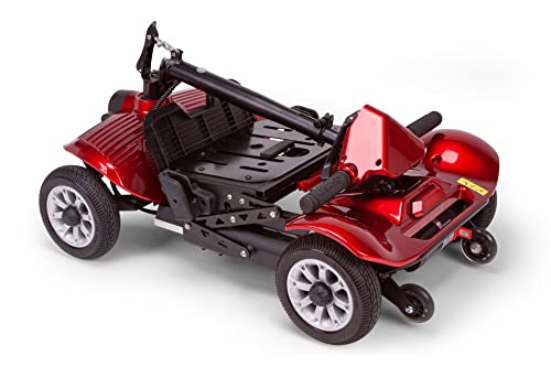 Deluxe Scooters Long Range Folding Pro Adult Mobility Scooter Red #TOP4