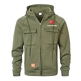 Matériau : Sweat à capuche en tissu confortable, très agréable à porter, bonne finition et coupe ajustée.