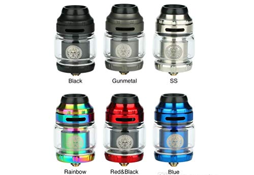 Geekvape Zeus X RTA Tanque con 810 Punta de goteo Capacidad de 4.5 ml Bobina simple/doble Flujo de aire superior 100% original No contiene nicotina Producto (Azul-)