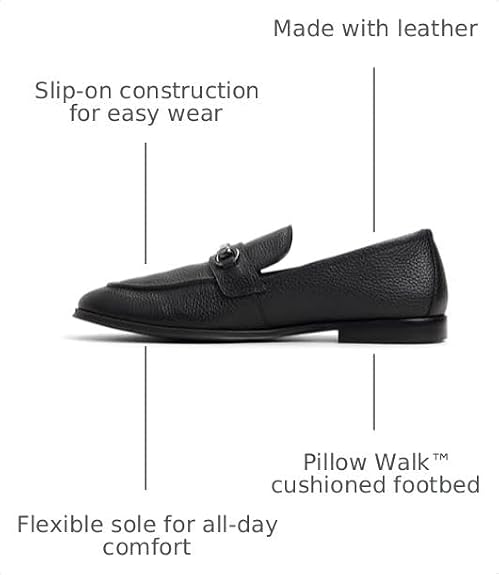 ALDO Men's Traveller Leather Dress Horsebit Loafer