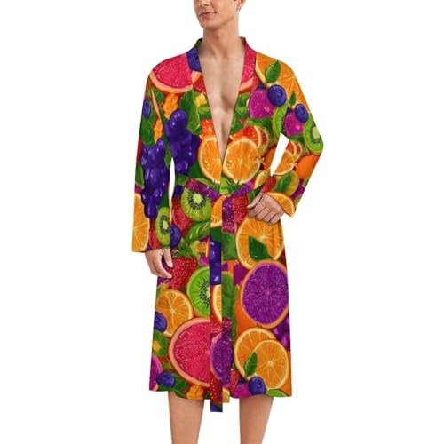 Bata de baño de frutas evita el calor y la humedad con su diseño ligero para hombre