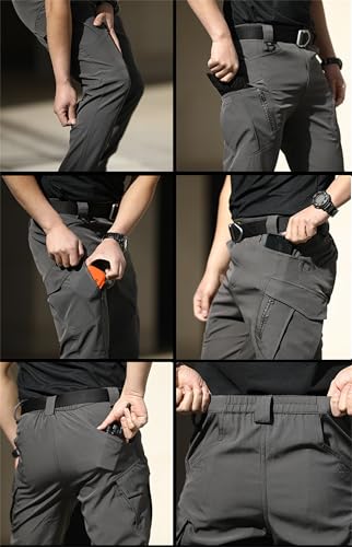 Rugstor Flexcamo - Tactical Waterproof Pants, Quick Dry Tactical Pants, Men’s Flex Camo Cargo Pants4