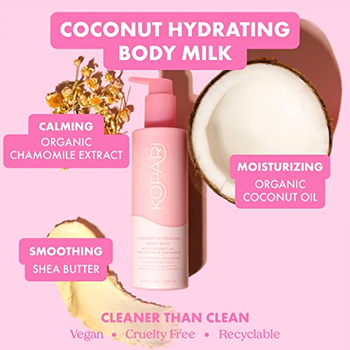 Kopari Vegan Hydrating Body Milk Lotion - Shea Butter, Chamomile, Cruelty-Free, Quick Absorb, Organic Coconut #TOP3