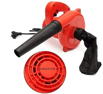 Jakmister 600 W, 70 Miles/Hour Electric Air Blower Dust Cleaner Blower for Cleaning Dust (Red)