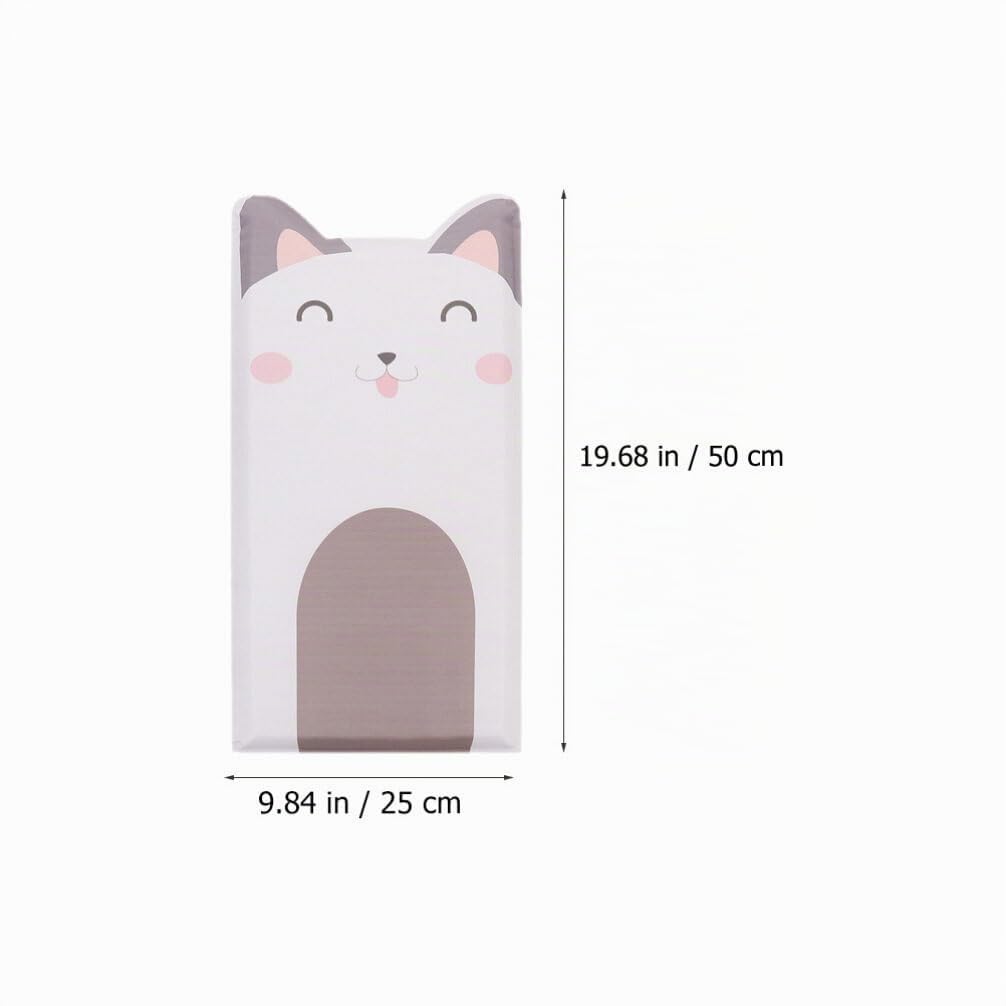 VICASKY Par De Pegatinas Removibles Anticolisión De Pvc Para Niños Azulejos De Pared 3D Para Gatos Protectores De Bordes De Almohadillas De Pared Herramienta De Protección Para Bebés