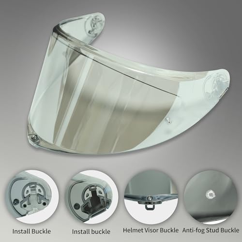 Image of AGV K6 and K6S Visor (Aurora Silver)