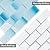Lovdeco Glass Mosaic Tiles for Kitchen Backsplash, Swimming Pool Tiles, Bathroom Shower, Subway Glass Tile, Gradient Blue, 12 x12 Inches, 4.8 SQ.FT.