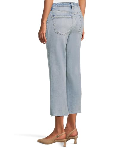 Liverpool Women's Hannah High-Rise Cropped Flare with Cut Hem Jean 25"3