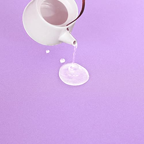 KAIPHO Lavender Rectangle Tablecloth Waterproof Table Cloth, 60 x 102 inch by KAIPHO - Used condition - Image 3