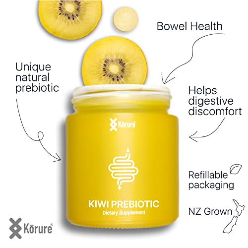 Kiwi Prebiotic + Vit C (Chew),100% New Zealand Organic Golden Kiwi For Regular Bowel Movement & Gut Health #TOP1