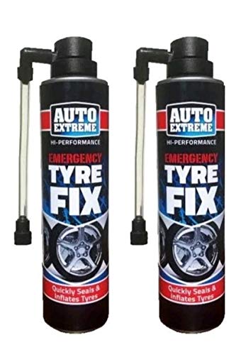 2 x Instant Quick Puncture Repair Car Tyre Fix Sealant Inflates In Seconds 300ml