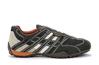 Geox Herren Uomo Snake L Sneakers,DK GREY/OFF WHITE,43 EU – Ansicht 4