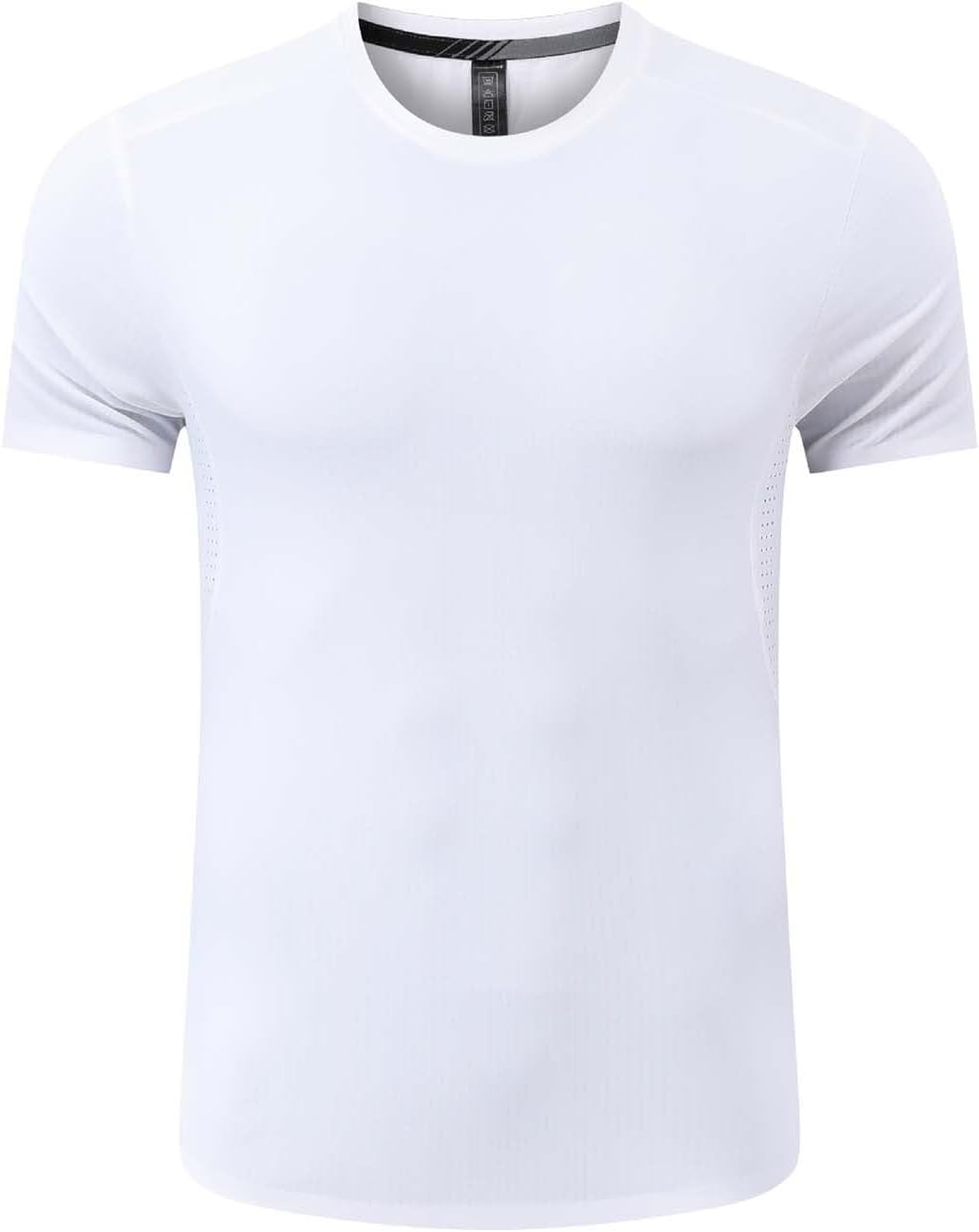 Quick Drying Tops for Mens Ice Silk Athletic T Shirts Short Sleeve Gym Muscle Workout Shirts Cycling Running Basic Tees