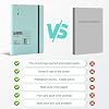 CAGIE A5 Binder 6 Ring Notebook with Dividers Refillable Planner Binder with Pockets, Refill Paper Include Planning Square Ruled and Dotted Pages, 6.89 x 9.25 In, (Blue, A5 Daily&Dot Page)