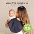 KeaBabies 4-Pack Baby Burp Cloths Baby Girl, Boy - Organic Cotton Burp Cloth, Extra Large, Absorbent, Soft Burping Cloths & Bibs Set for Babies, Newborn Burp Clothes, Thick Burp Rags (Eclipse)