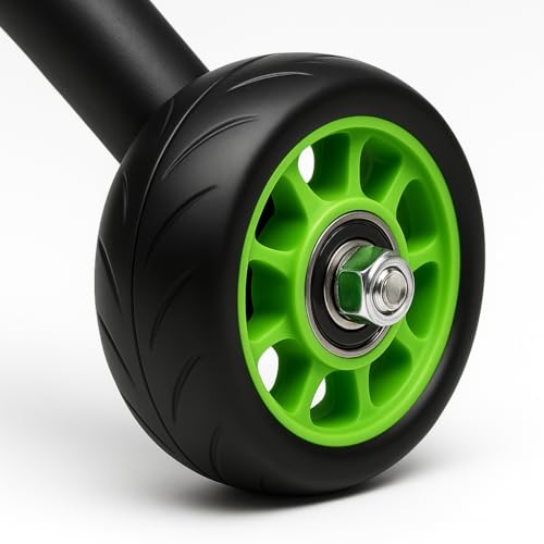 Ab Roller Wheel 4-Wheel Stability with Knee Pad | Ab Roller & Ab Wheel Workout Equipment for Abs and Core | Abdominal Exercise Equipment & Home Gym Equipment | Home Workout Equipment for Men & Women