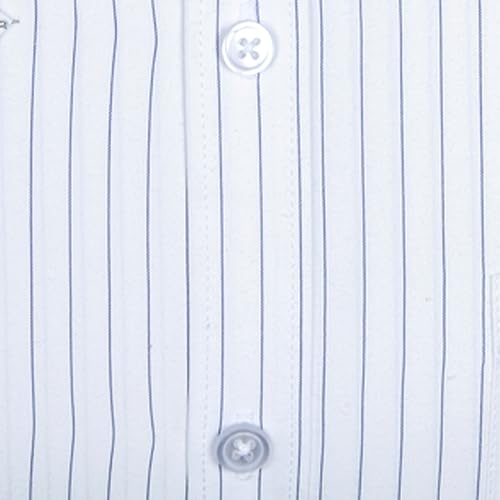 Image of ACCOX Men's Cotton Half Sleeves Striped Checkred Regular Fit Formal Shirt for Men (GCR274)