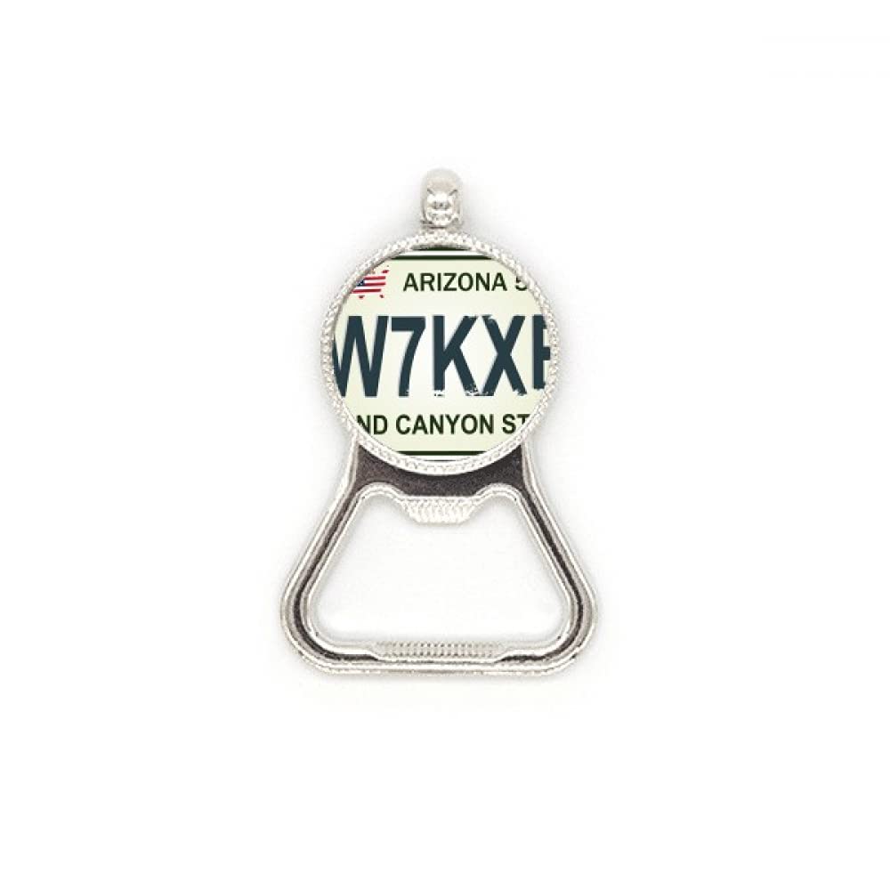 Décapsuleur bière inox plaque américaine idée cadeau originale