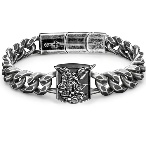 Pulsera free-space San Miguel Arcángel para hombre miniatura 2
