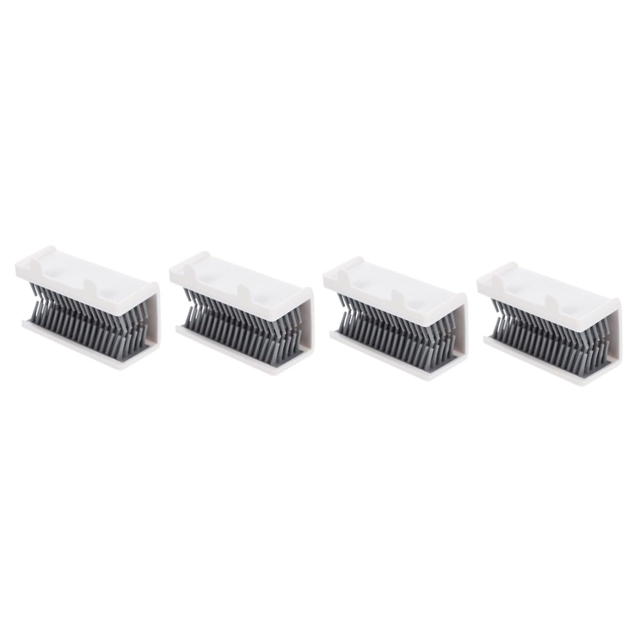 HEMOTON 4piezas Colector De Pelo De De Recogedor De Cabello para Pared Atascos El Drenaje Reutilizable y De Instalar Diseño De Orejas