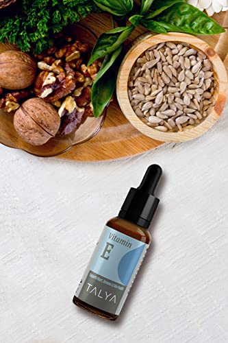 Talya Vitamin E, 0.34Oz, Supports Heart And Immune Health*, Antioxidant*, Mediterranean Source, Vitamin E Supplement, Topical Or Oral Use,Glass Bottle With Dropper. #TOP4