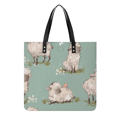 Tote bag mouton en peluche grand sac à main femme fourrure pour le quotidien