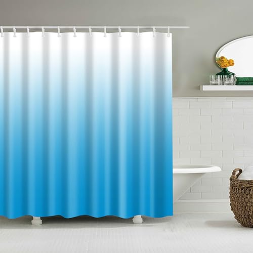 FINEBAT Shower Curtain Liner 72 x 72, Plastic Waterproof 4G Lightweight Shower Liner for Bathroom, with Grommets Holes and 3 Heavy Duty Magnetic Weights