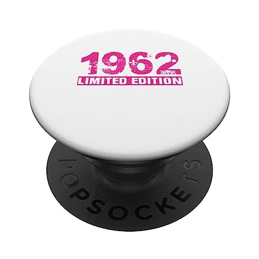 Edición limitada 1962 Cumpleaños 1962 Vintage 1962 PopSockets PopGrip Intercambiable