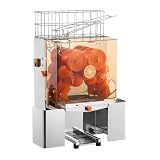 NICEFIRE Commercial Automatic Orange Juicer, Stainless Steel...