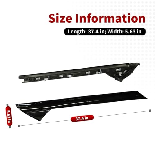 Nakkaa A-Pillar Molding Trim Kit Outer and Inner Trim Set Compatible with Explorer 2011-2019 Replaces 926-450 926-451 BB5Z7803137AA BB5Z7803145AA BB5Z7803136AA BB5Z7803144AA Left & Right by Nakkaa - Image 2