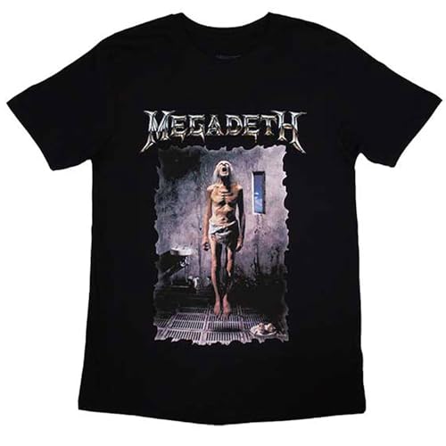 Image of Rock Off Officially Licensed Products Megadeth Countdown to Extinction Tracks T Shirt XL Black