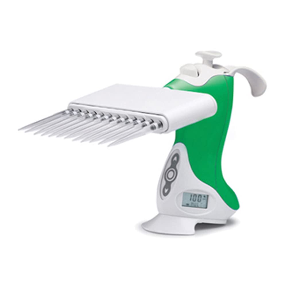 Vistalab Technologies 1060-0125 Ovation Bionatural 12-Channel Pipettor, 2-125 uL Volume
