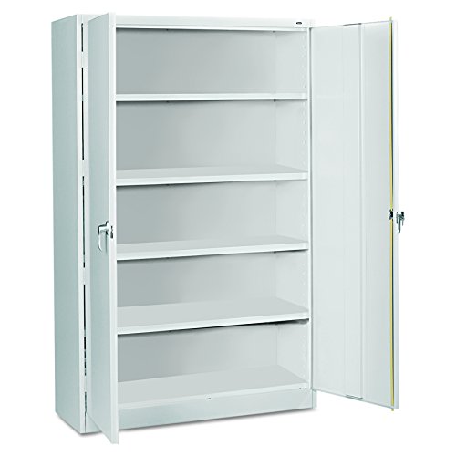 Tennsco J1878Sulgy Assembled Jumbo Steel Storage Cabinet, 48W X 18D X 78H, Light Gray #TOP1