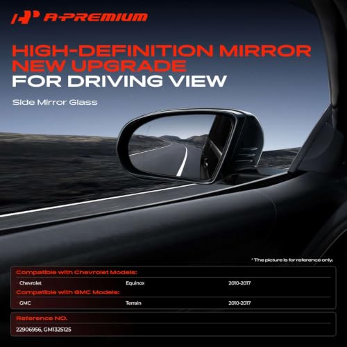 A-Premium Right Passenger Side Non-Heated Mirror Glass with Backing Plate by A-Premium - Used condition - Image 2