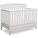 Delta Children Sutton 4-in-1 Convertible Baby Crib, White