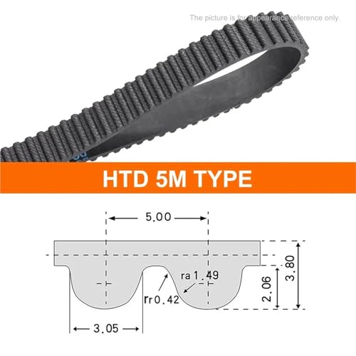 Courroie de distribution HTD 5M résistant à l'usure pour réparer votre machine - 4