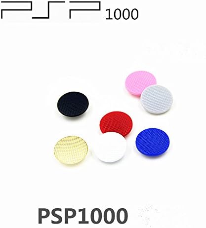 Replacement 2 PCS Analog Joystick Stick Button Controller Cap Thumbstick Cover for Fat PSP 1000 PSP 1001 (White) image 7