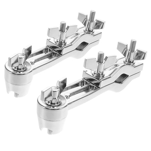 Set de 2 abrazaderas para batería y soporte de campana miniatura 1