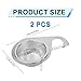 2 Pcs Stainless Steel Sink Strainer Basket, Multi-Functional Hanging Drain Basket Quick Drain Kitchen Food Waste Catcher Tools Hangs on Faucet for Fruits Vegetables