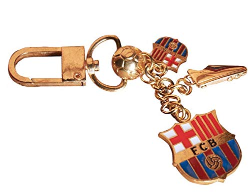 FCB FC Barcelona FC Barcelona Keyring Coat of Arms, Ball and Boot (Keyring)